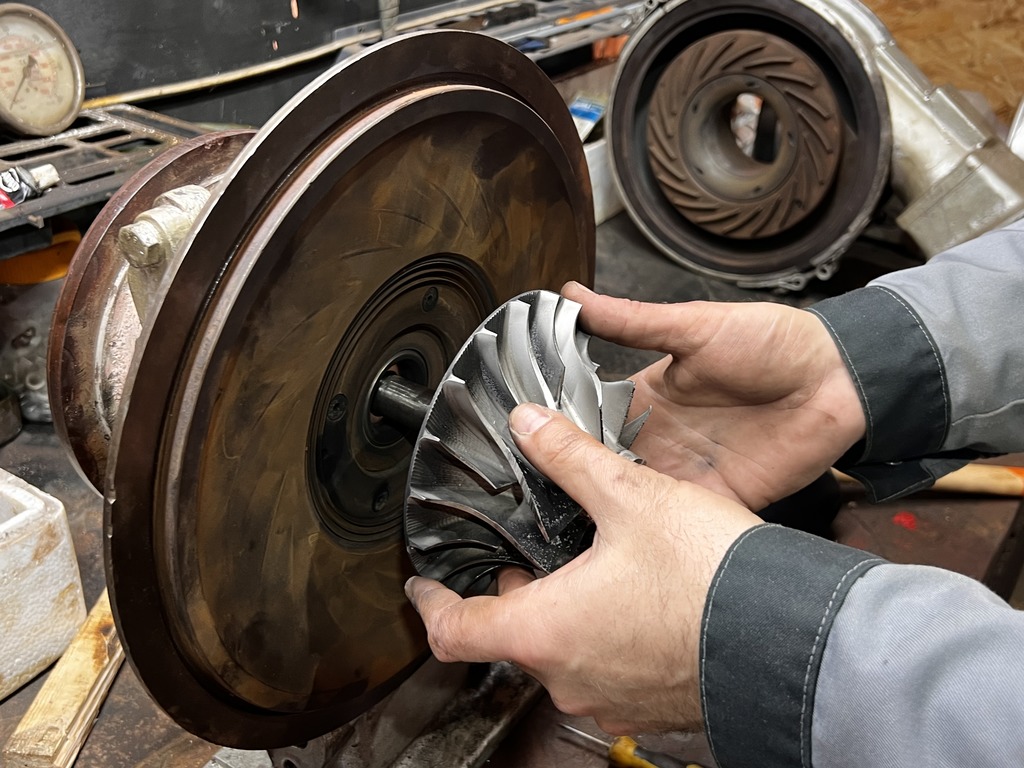 Repair of Turbochargers in port of Novorossiysk (Russia, Black sea)